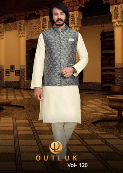 OUTLOOK VOL-120 BY OUTLOOK ART SILK MENS WEAR MANUFACTURER IN INDIA